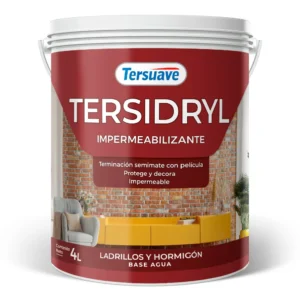 Tersidryl Impermeabilizante Base Agua con película x 4lts