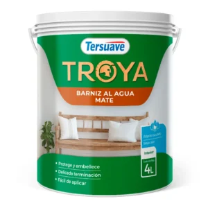 Tersuave Troya Barniz al Agua Mate x 4 lts