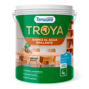 Tersuave  Troya Barniz al Agua Brillante x 4 lts