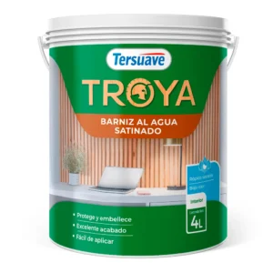 Tersuave Troya Barniz al Agua Satinado x 4 lts