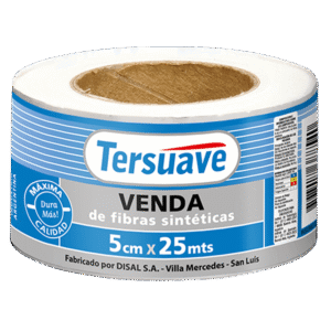 Tersuave Venda Fibra Sintética 5x25mts