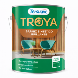 Troya Barniz Sintético Brillante x 1/4 lts