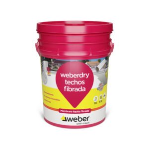 10LTS MEMBRANA WEBERDRY FIBRADA BLANCA WEBER