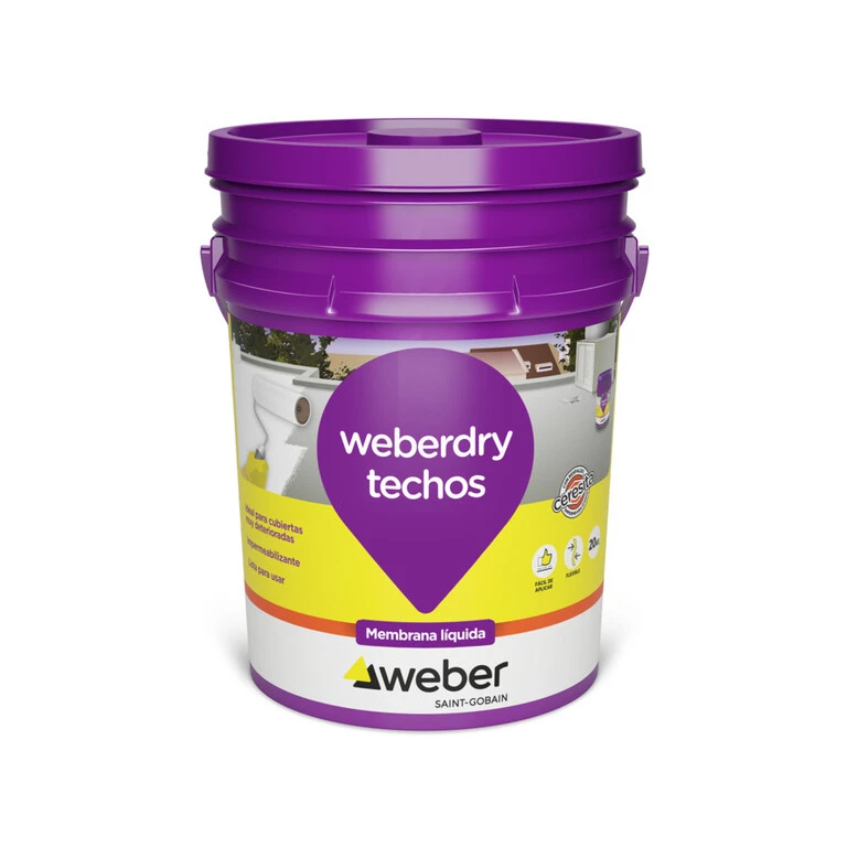 10LTS MEMBRANA WEBERDRY BLANCA LIQUIDA WEBER